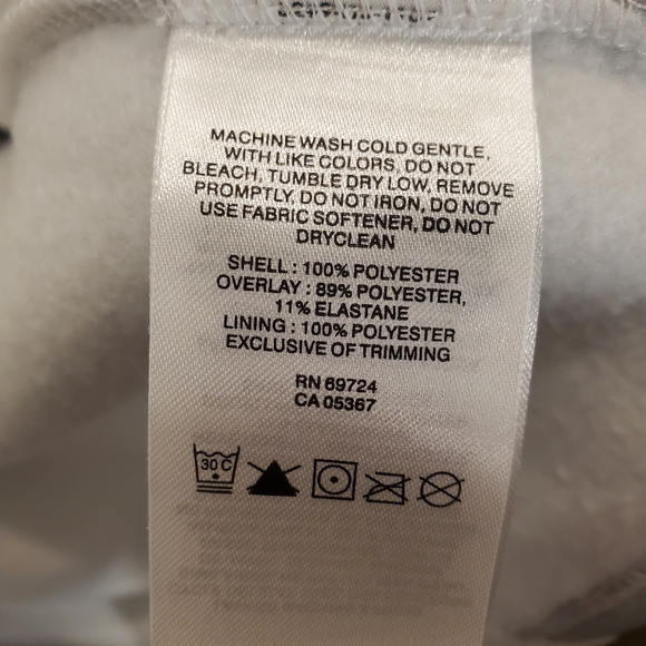 Columbia Fleece Full Zip Jacket White Grey Size L - Picture 5 of 5